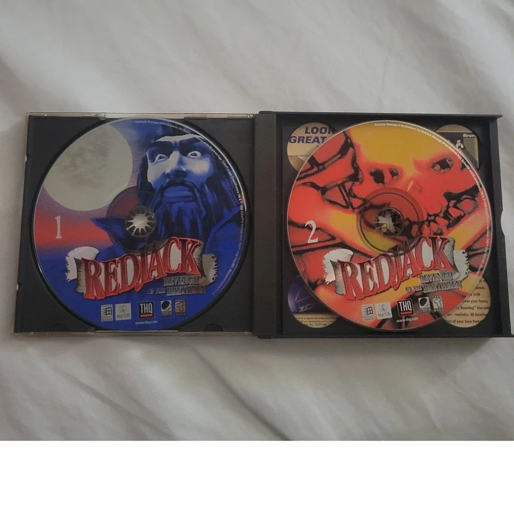 RedJack Revenge of the Brethren PC Game 1998 3-Disc Set THQ Pirate Adventure